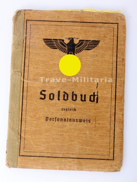 Soldbuch Oberschirrmeister P2-Sturmgeschütz -Lehr-Kommando