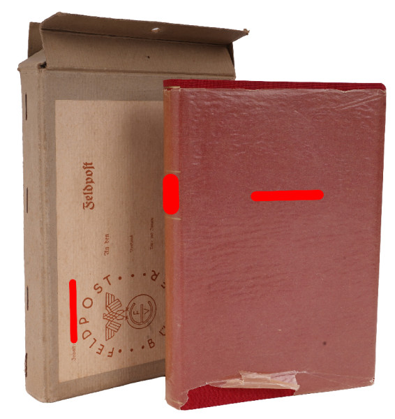Mein Kampf Tornisterausgabe mit Feldpostkarton