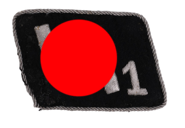 Waffen-SS Kragenspiegel SS-Standarte 1 für Offiziere