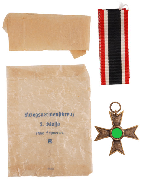 Kriegsverdienstkreuz 2. Klasse ohne Schwertern mit Tüte