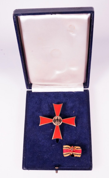 Verdienstorden der BRD Verdienstkreuz 1. Klasse im Etui