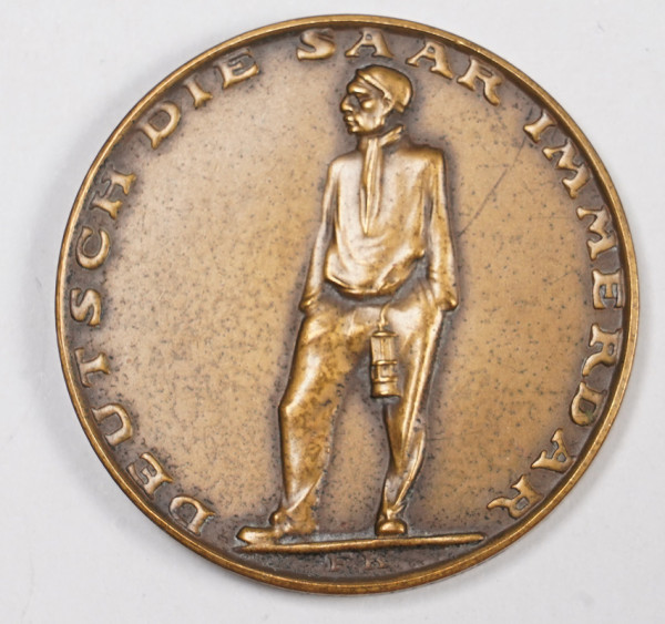 Medaille Saarabstimmung in Bronze 1935