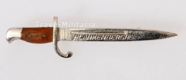 Miniatur Bajonett Blankenberghe 1. Weltkrieg Schlachtteilnehmerabzeichen