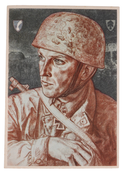 Willrich-Karte Hauptmann Witzig Unsere Luftlandetruppen
