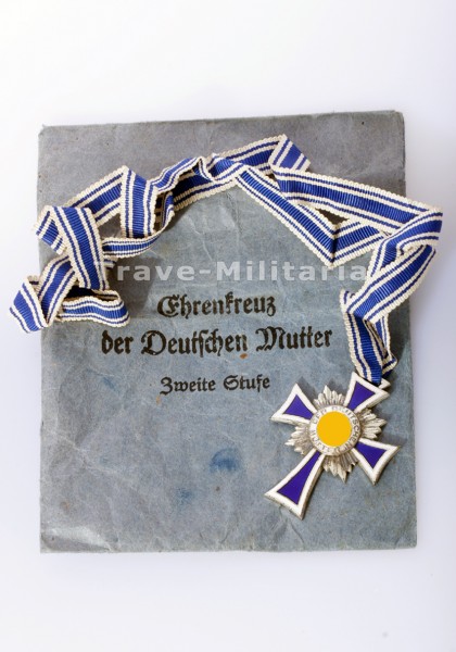 Ehrenkreuz der Deutschen Mutter 2. Stufe mit Umschlag