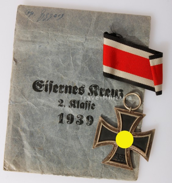 Eisernes Kreuz 2. Klasse 1939 mit Verleihungstüte