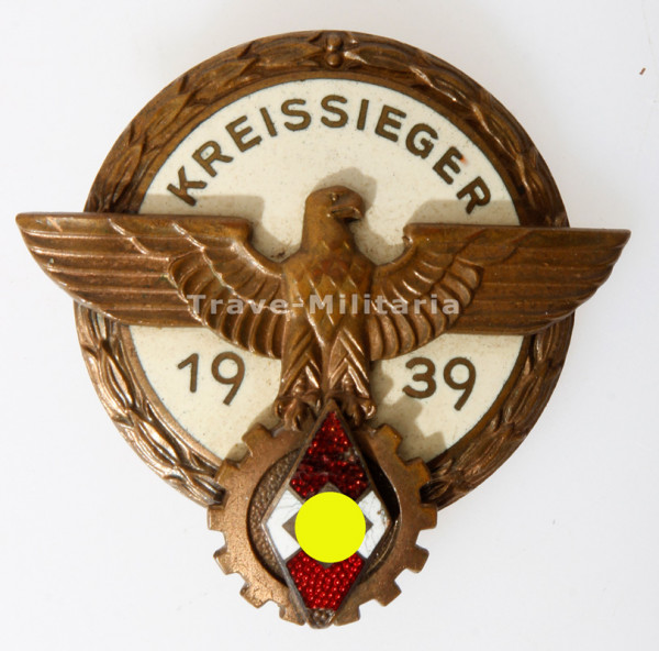 Ehrenzeichen Kreissieger im Reichsberufswettkampf 1939