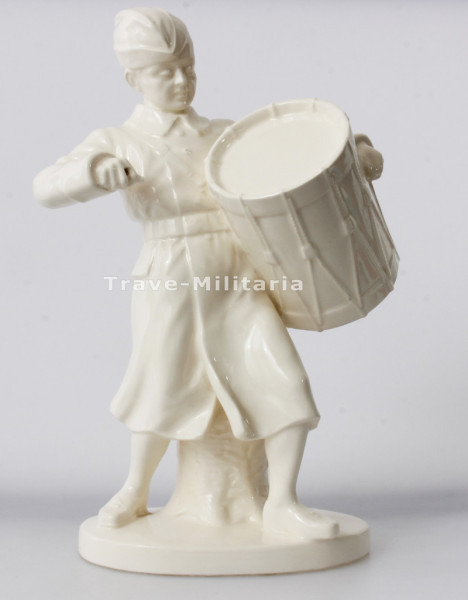 Großer HJ-Trommler aus Porzellan