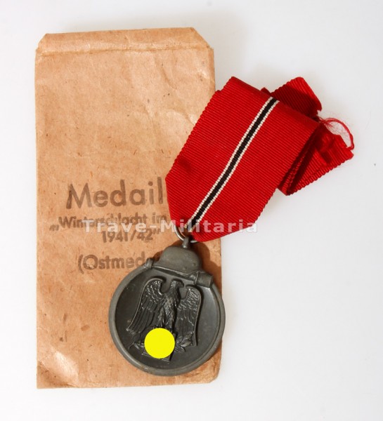 Medaille Winterschlacht im Osten 1941/42 mit Tüte