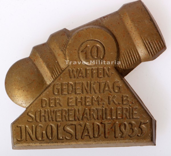 Reservistika 10. Waffen-Gedenktag der ehem. K.B. Schweren Artillerie Ingolstadt 1935