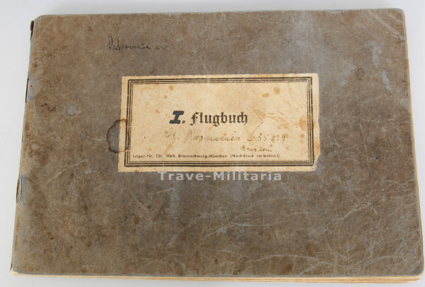 Flugbuch Bordfunker Biermeier u.a. Kampfgeschwader 100