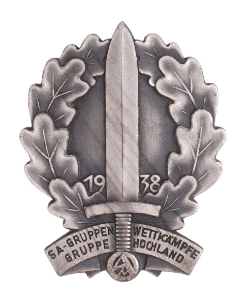 SA-Gruppenwettkämpfe Gruppe Hochland Medaille "Dem 2. Sieger"