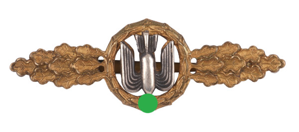 Frontflugspange Kampfflieger in Gold