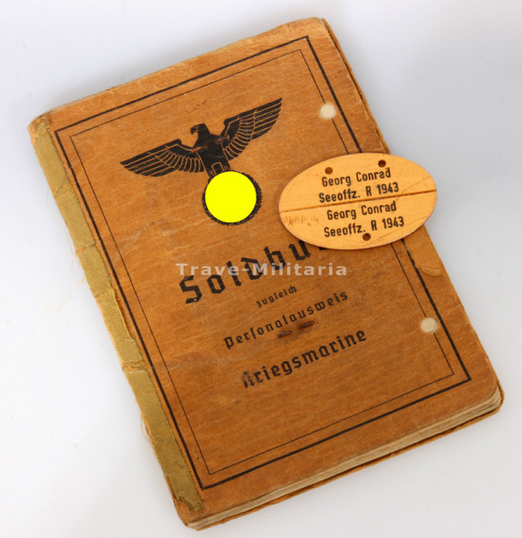 Soldbuch Conrad 15.L.-Flotte, Gr. Rgt. 11 ..Oberrhein"