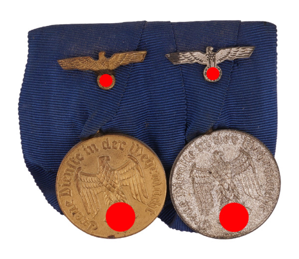 2er Ordensspange Dienstauszeichnungen Wehrmacht