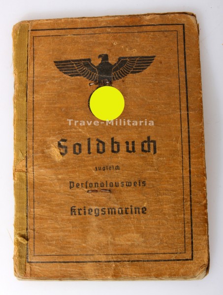 Soldbuch Kriegsmarine schnelle, Kampfgruppe Thorn, Schnellboot-Lehrdivision