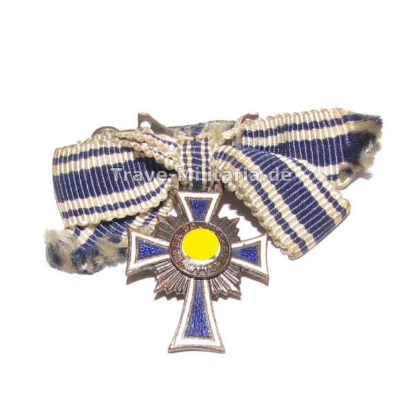 Miniatur Ehrenkreuz der Deutschen Mutter in Bronze an Schleife