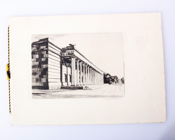 Einladungskarte zum Empfang anläßlich der Eröffnung des Hauses der Deutschen Kunst