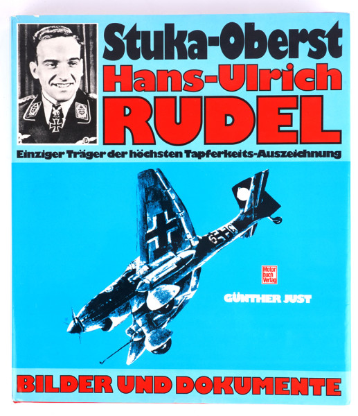 Buch "Stuka-Oberst Hans-Ulrich Rudel" mit Widmung