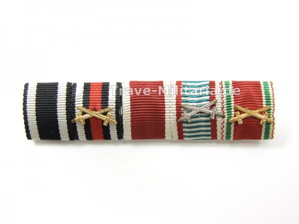 5er Feldspange mit Volkspflegemedaille