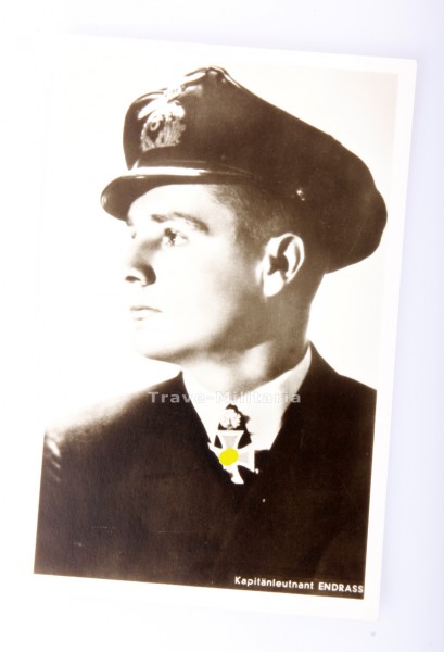 Hoffmann-Postkarte Kapitänleutnant Endrass