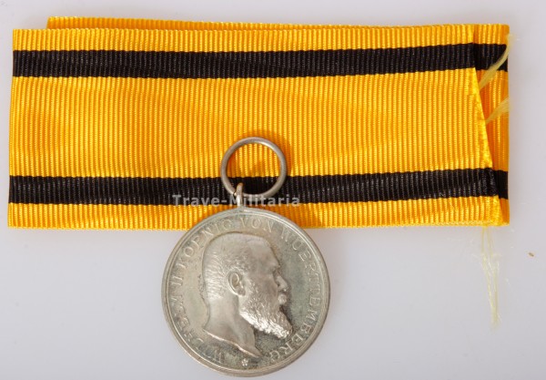 Württemberg Silberne Militär Verdienstmedaille 1892