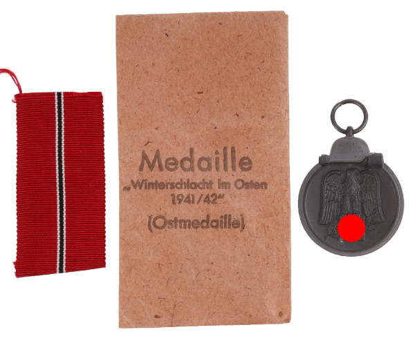 Medaille Winterschlacht im Osten 1941/42 in Tüte