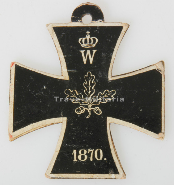 Eisernes Kreuz 1870 aus Pappe