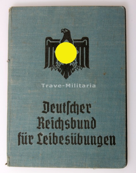 Deutscher Reichsbund für Leibesübungen Mitgliedsausweis Fröscher