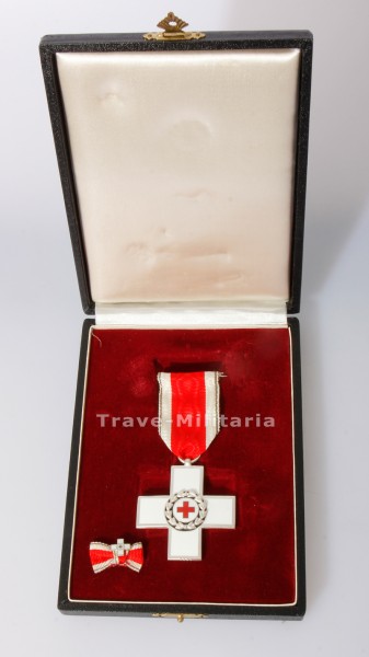 Deutsches Rotes Kreuz Verdienstkreuz in Silber im Etui