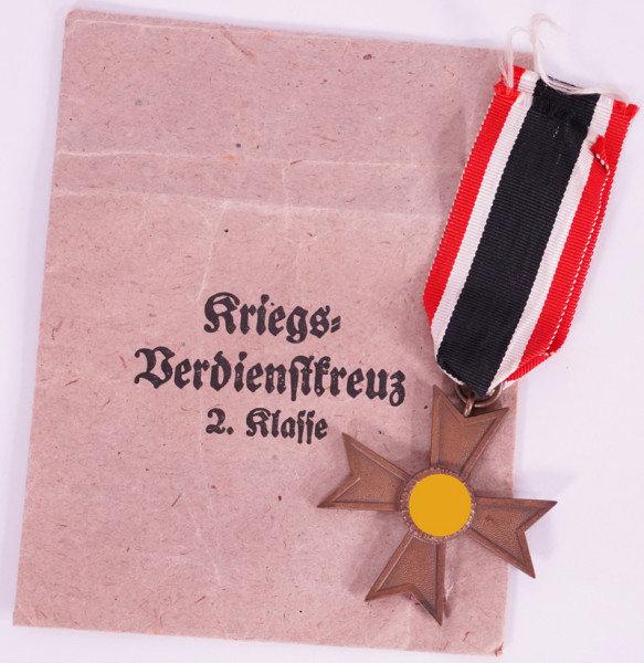 Kriegsverdienstkreuz 2. Klasse ohne Schwerter mit Tüte