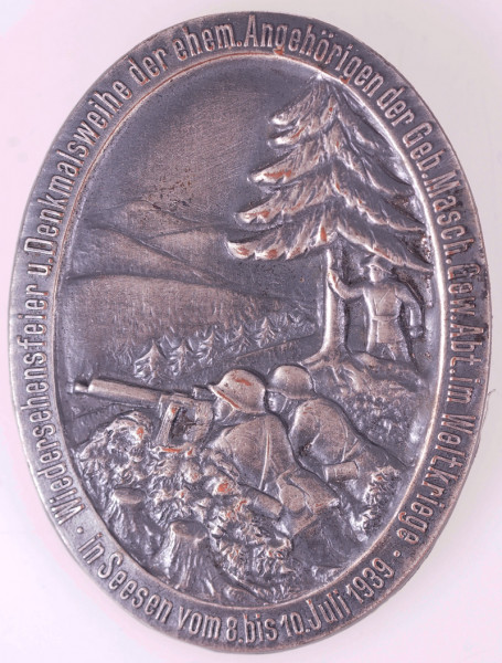 Wiedersehenfeier u. Denkmalsweihe Geb. Masch. Gew. Abt. im Weltkriege 1939