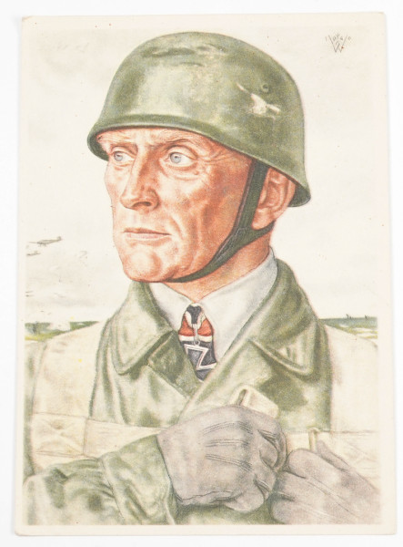 Willrich-Postkarte Oberst Bräuner