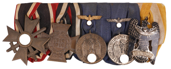 5er Ordensspange Wehrmacht und Schlesischer Adler