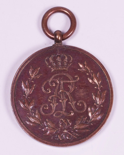 Sachsen Friedrich August Medaille in Bronze 1905