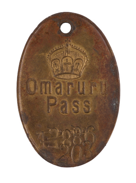 Deutsch-Südwestafrika Passmarke Omaruru Pass 12203