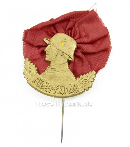 Wehrmacht-Musterungsabzeichen "Wehrfähig"