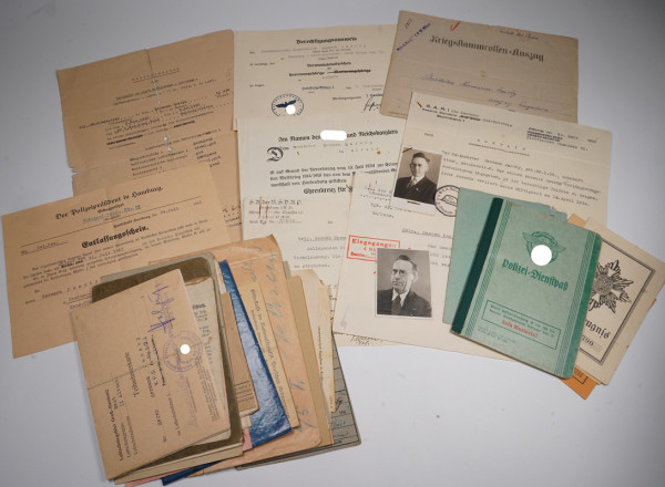 Papiere Jacoby I.R.31, Altona Polizei-Reserve