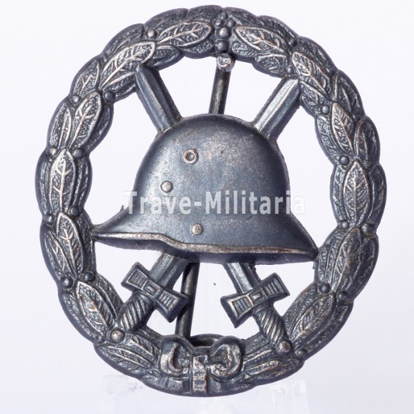 Verwundetenabzeichen in Mattweiß 1918 durchbrochen