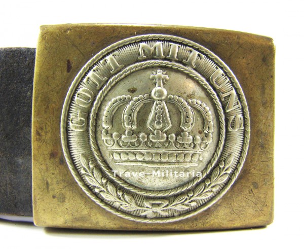 Preußen Koppelschloß für Mannschaften 1898 mit Lederkoppel