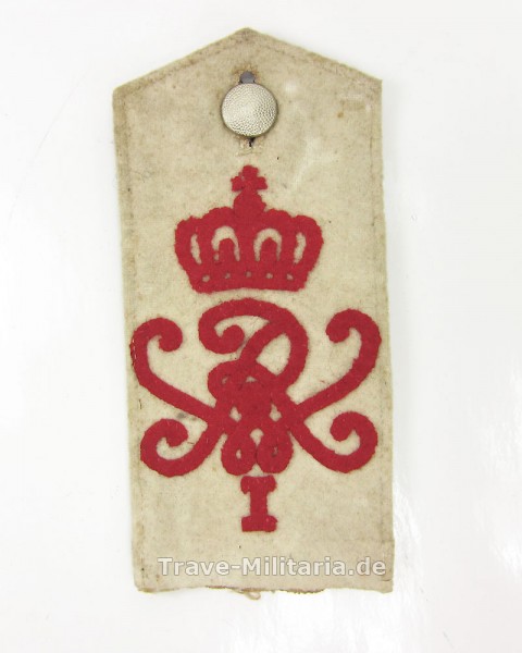 Schulterklappe Baden Grenadier Regiment Nr. 110 Weiß