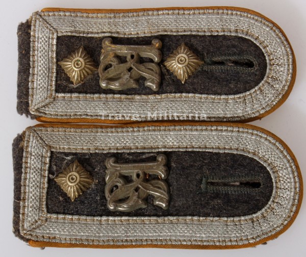 Luftwaffe Paar Schulterklappen Fliegendes Personal Kriegsschule Oberfeldwebel