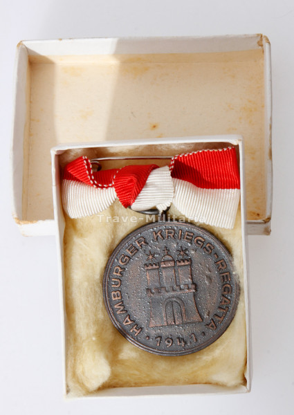 NSRL Hamburger Kriegs-Regatta 1941 Medaille im Etui