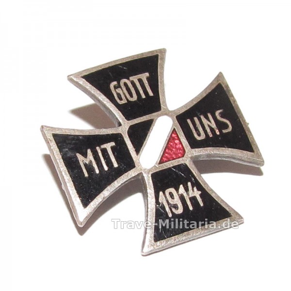 Patriotika Eisernes Kreuz 1914 Gott mit Uns
