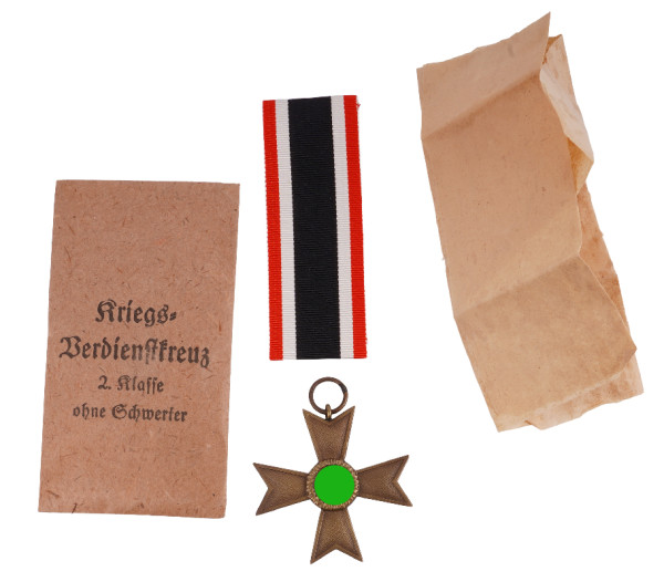 Kriegsverdienstkreuz 2. Klasse ohne Schwerter mit Tüte