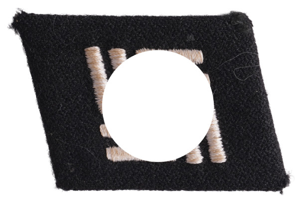 Waffen-SS Einzel Kragenspiegel der KL-Wachmannschaften