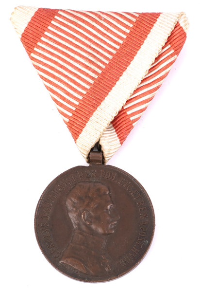 Österreich-Ungarn bronzene Tapferkeitsmedaille Karl I.