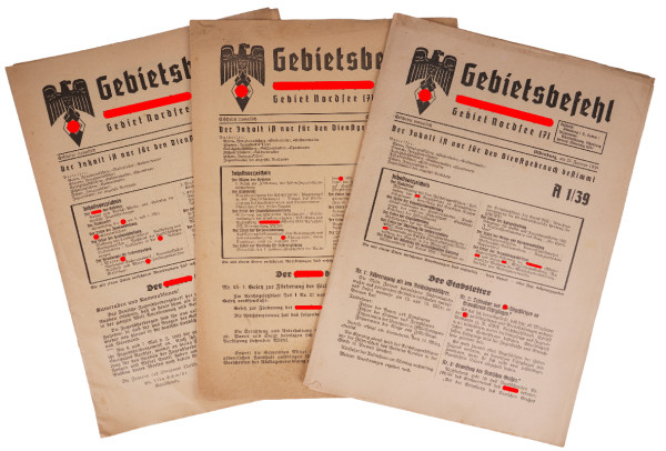 3x Gebietsbefehl NSDAP-Hitler-Jugend Gebiet Nordsee (7)