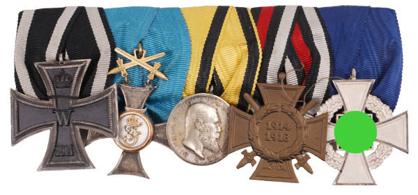 5er Ordensspange Württemberg