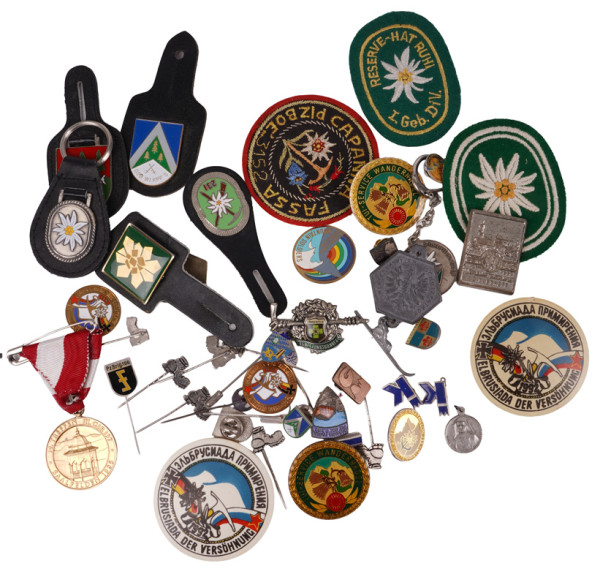 BRD Patriotika Treffenabzeichen eines ehemaligen Gebirgsjäger